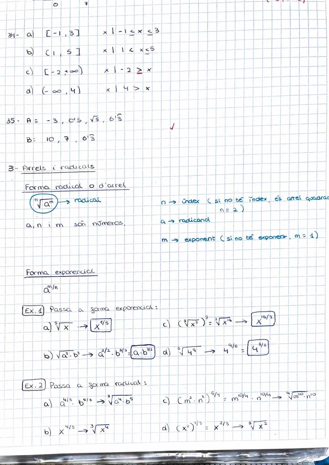 TEMA 1
NOMBRES REALS
1- Nombres reals
REALS (R) → el conjunt de
Racionals (Q) →
↑
Enters (z)
• Pas de decimal a gracció
tots
→Decimal exacte