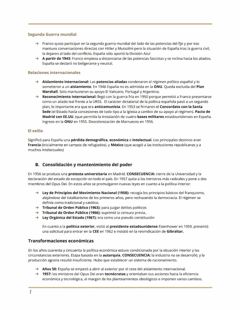 MANUELA DOMERCQ RAMOS
FRANCO
UNIDAD 2: Estados autoritarios s.XX
A. Surgimiento
El objetivo de Franco era la creación de un nuevo Estado, si