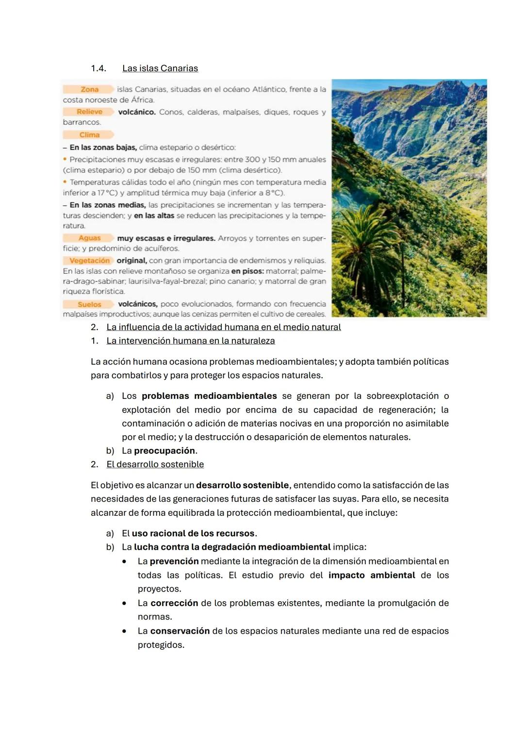 GEOGRAFÍA TEMA 4
1. Los paisajes naturales
1. Los paisajes geográficos
El paisaje geográfico es el aspecto visual de un territorio. Depende 