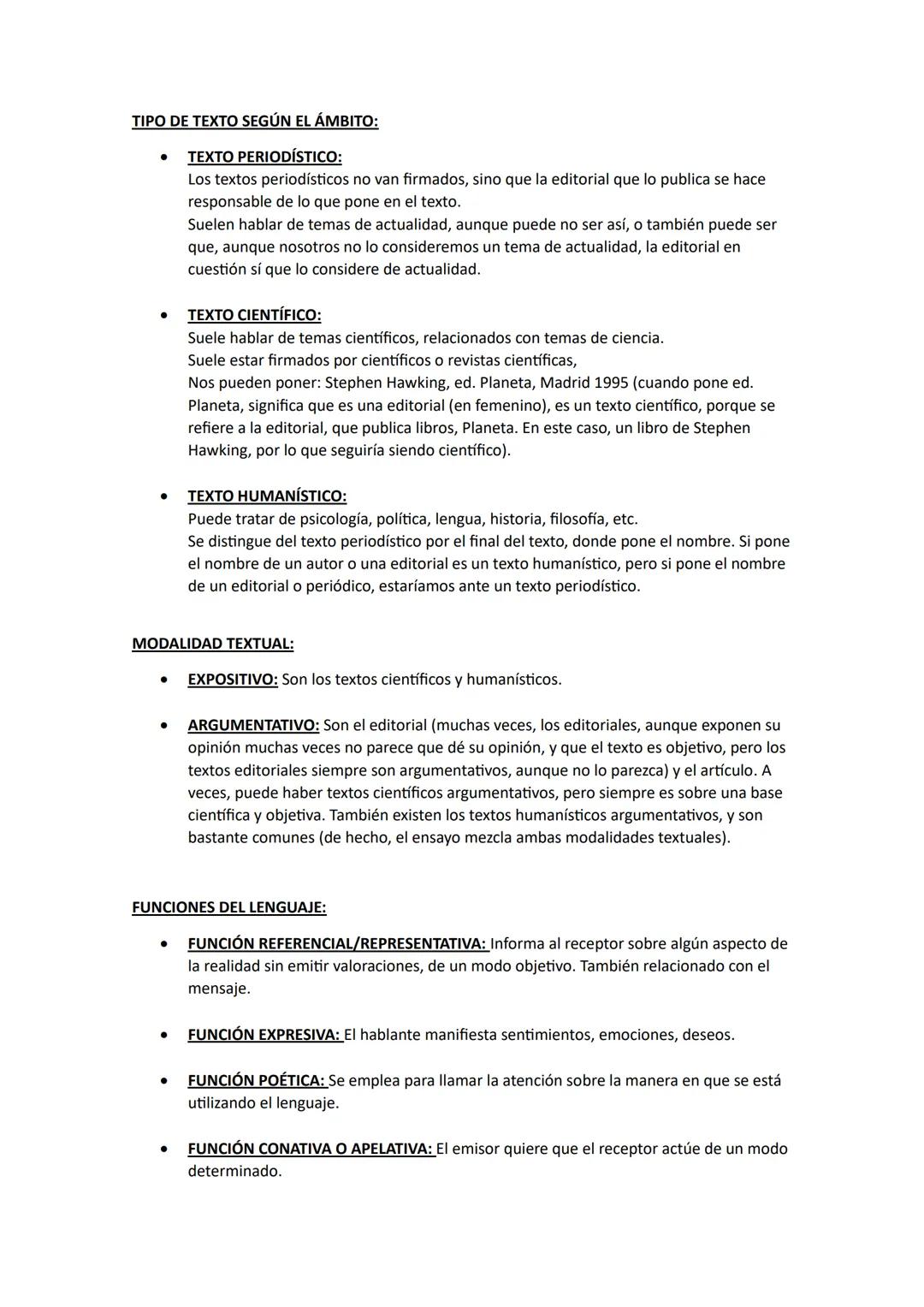 # TIPO DE TEXTO SEGÚN EL ÁMBITO:

- **TEXTO PERIODÍSTICO:**
Los textos periodísticos no van firmados, sino que la editorial que lo publica s