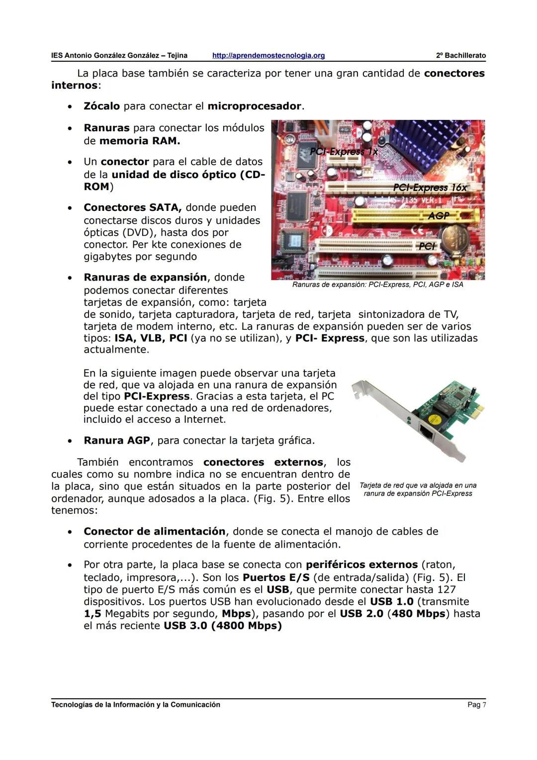 IES Antonio González González - Tejina
2º Bachillerato
ARQUITECTURA Y FUNCIONAMIENTO DEL ORDENADOR: Parte A
1. FUNCIONAMIENTO BÁSICO DEL ORD