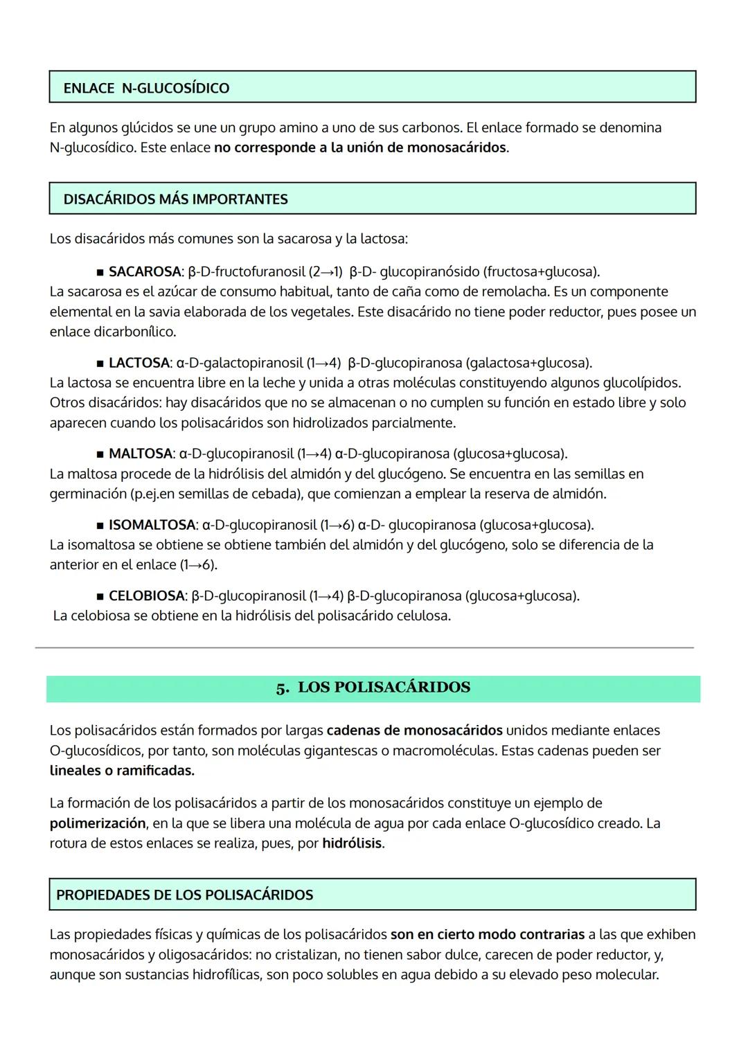 TEMA 2
LOS GLÚCIDOS - hidratos de carbono
1. Características generales y clasificación.
2. Los monosacáridos
a. Estructura
b. Propiedades
c.