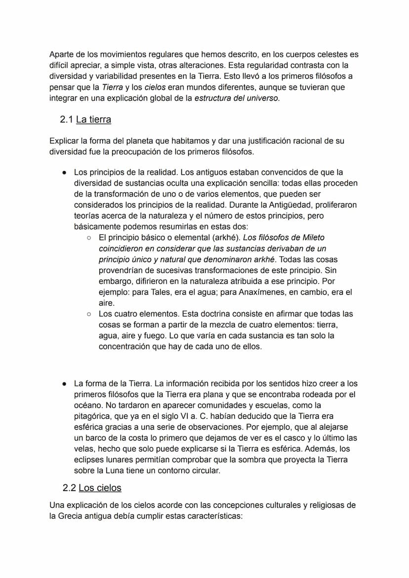 1. La filosofía de la naturaleza
Los primeros filósofos occidentales que iniciaron el paso del mito al logos,
maravillados ante la gran dive