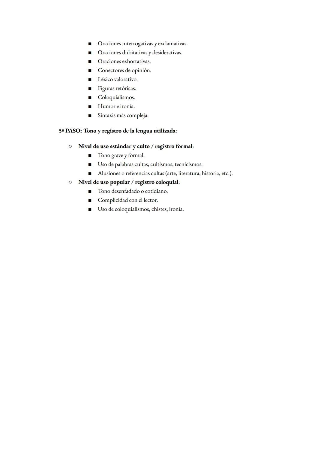 Esquema de Análisis Textual
1ª PASO: Tipo de Discurso
•
Identificar la tipología textual:
° Textos informativos del medio periodístico (noti
