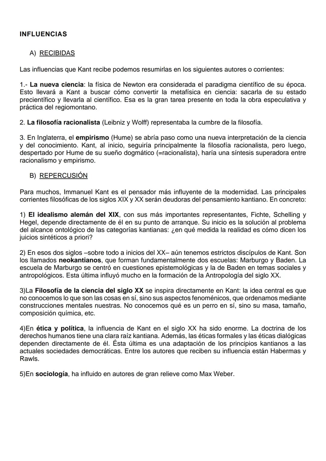 COMENTARIO KANT
A) El problema de la metafísica. “La metafísica, conocimiento especulativo...simples conceptos"
Kant, en este texto, en prim