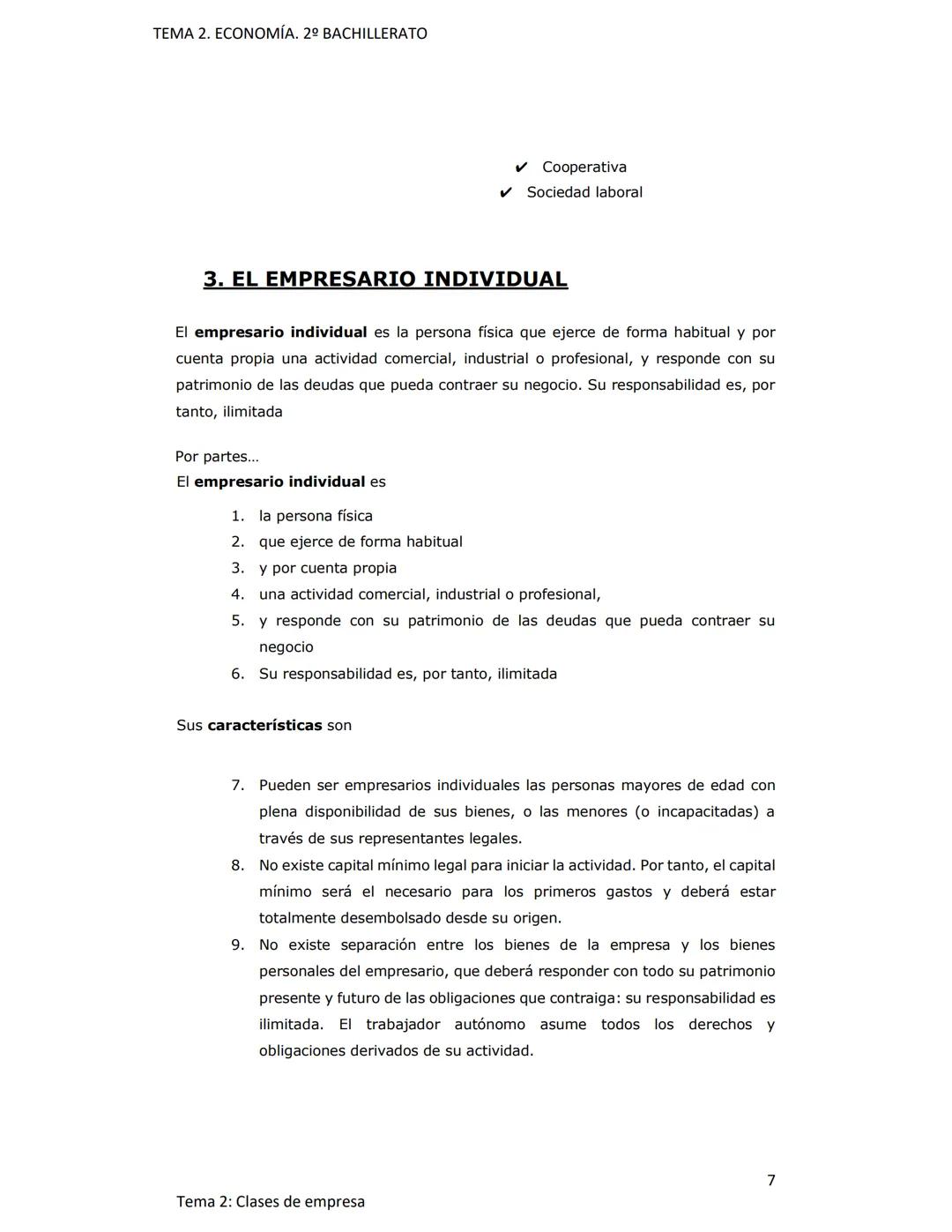 TEMA 2. ECONOMÍA. 2º BACHILLERATO
TEMA 2: CLASES Y FORMAS DE EMPRESA
1.
CRITERIOS DE CLASIFICACIÓN DE LAS EMPRESAS
Las empresas son muy dife