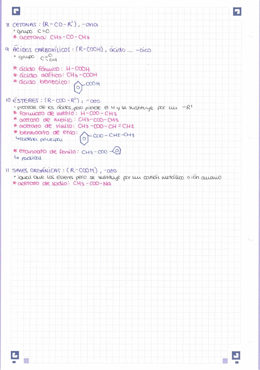# FORMULACIÓN CRGANICA

RESUMEN

1 ALCANOS: - ano

*   eulace simple
*   acidicos ramificados: -il
*   ciclicos: ciclo-

2 ALQUENOs: - eno

