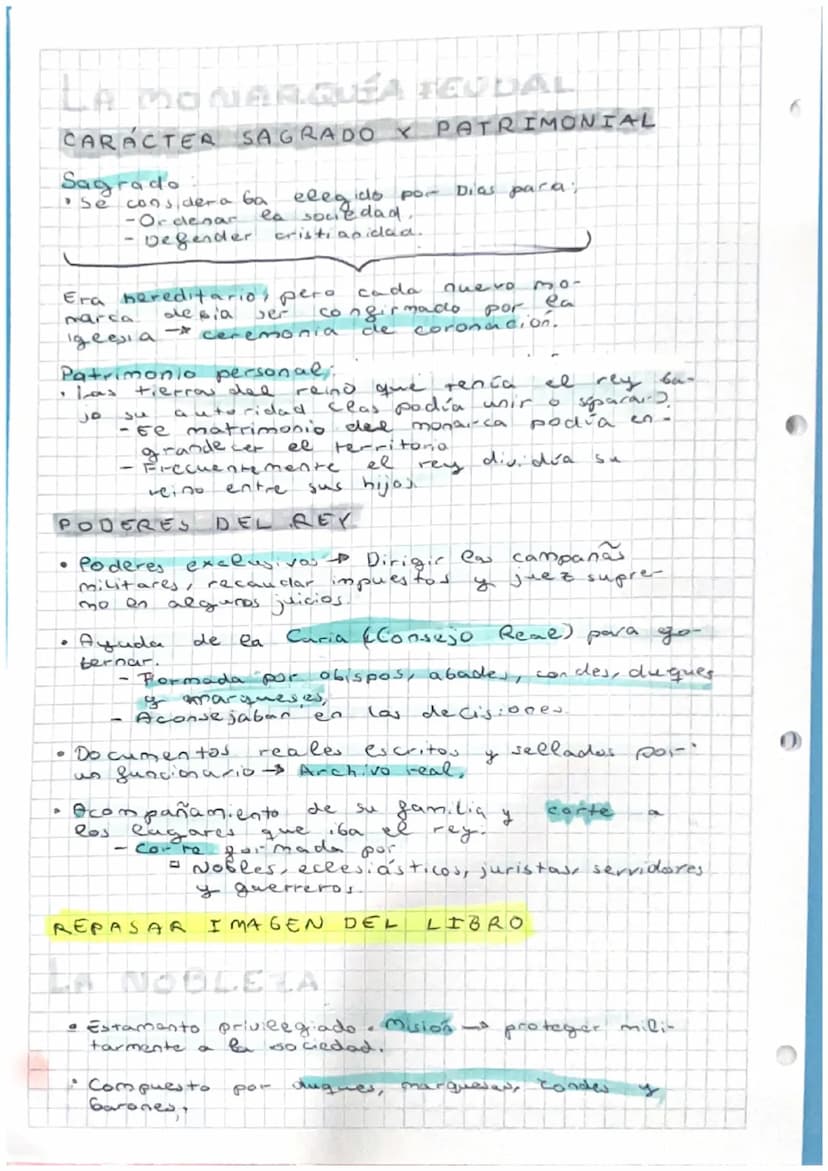 Tema 3.
ECÓMO SE ORGANTERSA LA
rock chao GOEDIEVAL
Feudalismo:
Vasallaje:
-El monarca cdca tierras
al
y poder al noble
cambio de fidelidad y