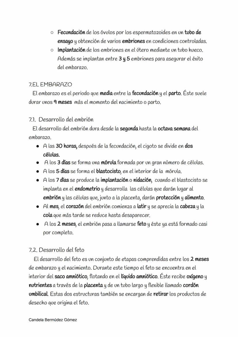 Reproducción
La reproducción sexual requiere los órganos reproductores de diferente sexo,
es decir, el de un hombre y una mujer; y sus célul