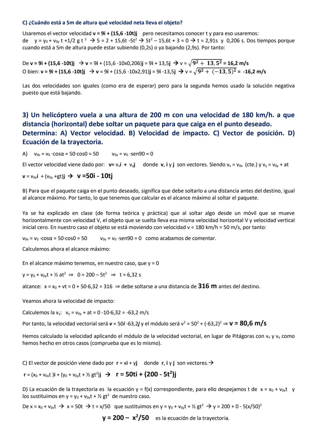 
<p>Desde lo alto de un acantilado de 50 m de altura se lanza un objeto con una velocidad de 30 m/s y con un ángulo de 30º. </p>
<h2 id="alt