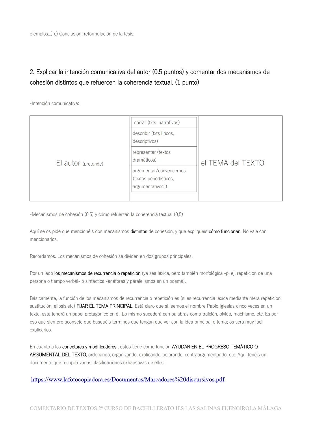 GUIÓN BÁSICO EXAMEN PEVAU PREGUNTAS 1, 2 y 3 Icl y comentario de textos
ANTES DE RESPONDER A LAS PREGUNTAS DEL EXAMEN
Lectura atenta y rigur