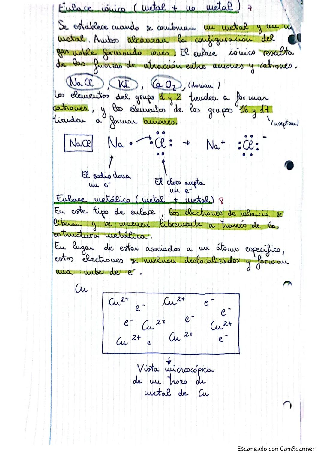 TEMA 3-e enlace químico схашем 09/1:
¿Qué es un enlace quimico? 1
mantieur widos.
Es la fuerza de tipo electrostático que
a los átomos eu un