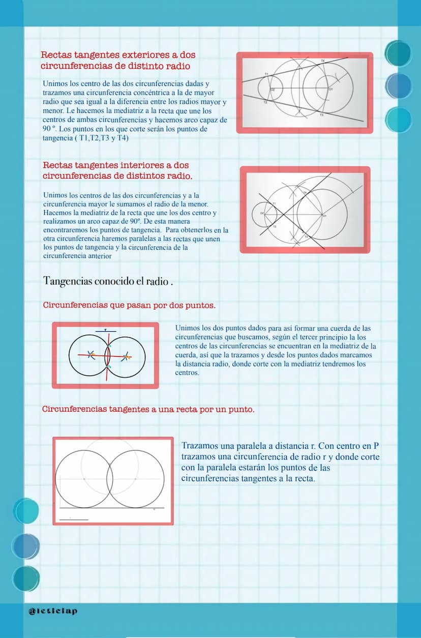 Dibujo Técnico
Tema 3: tangencias
2º Bachillerato
Yanira
MM
Vega 1. Propiedades.
1. Cuando hay dos circunferencias que son
tan gentes el pun
