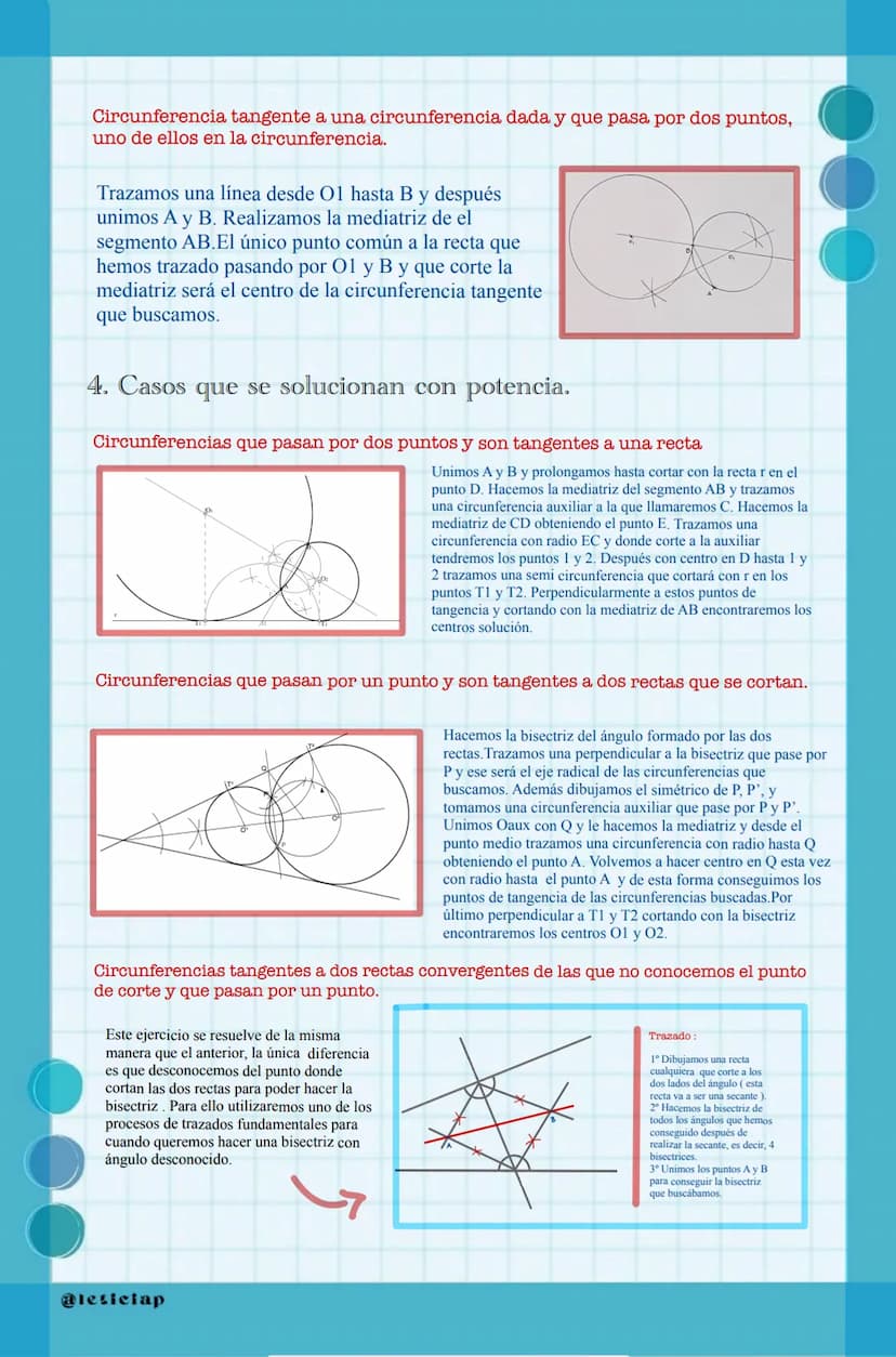 Dibujo Técnico
Tema 3: tangencias
2º Bachillerato
Yanira
MM
Vega 1. Propiedades.
1. Cuando hay dos circunferencias que son
tan gentes el pun