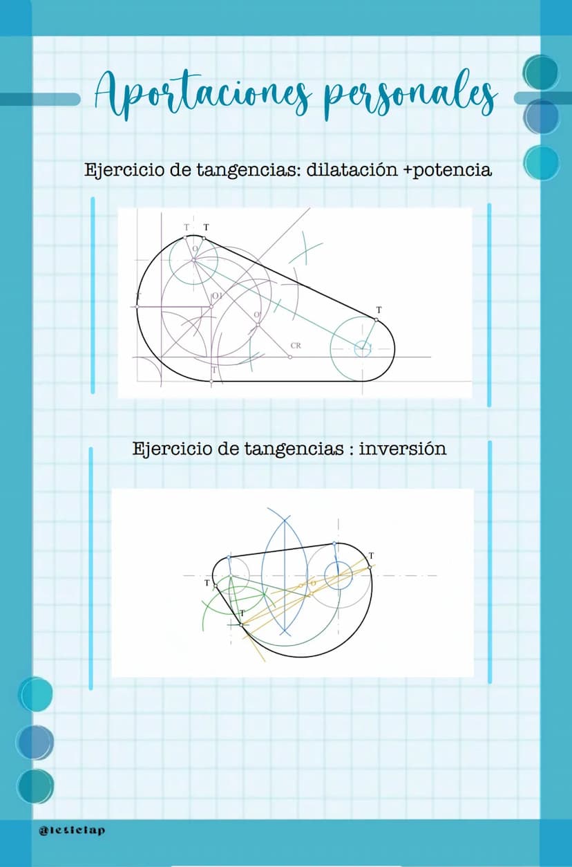 Dibujo Técnico
Tema 3: tangencias
2º Bachillerato
Yanira
MM
Vega 1. Propiedades.
1. Cuando hay dos circunferencias que son
tan gentes el pun