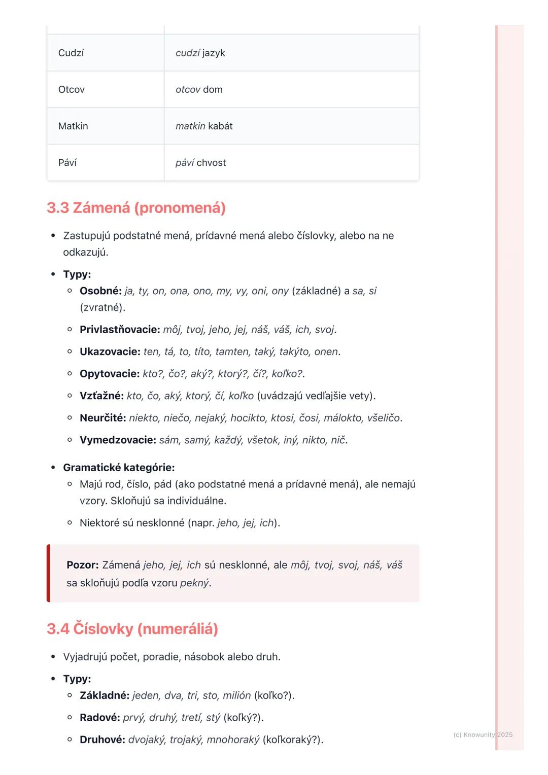 # Opakovanie ohybných
slovných druhov

1. Prehľad a úvod

Dnes si zopakujeme ohybné slovné druhy, čo je super dôležité pre správne
používani