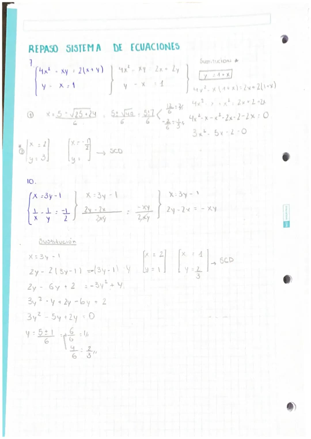 INECUACIÓN
- Se iguala a 0
- Se aplica la fórmula (- b ± √b² - 4ac )
23
x²+x-6≤0
x² + x
X₁ = 3
:
X₂ = -2
-6=0
- 1 ± √ √ 1²-4-166) = 1 + √₁ +