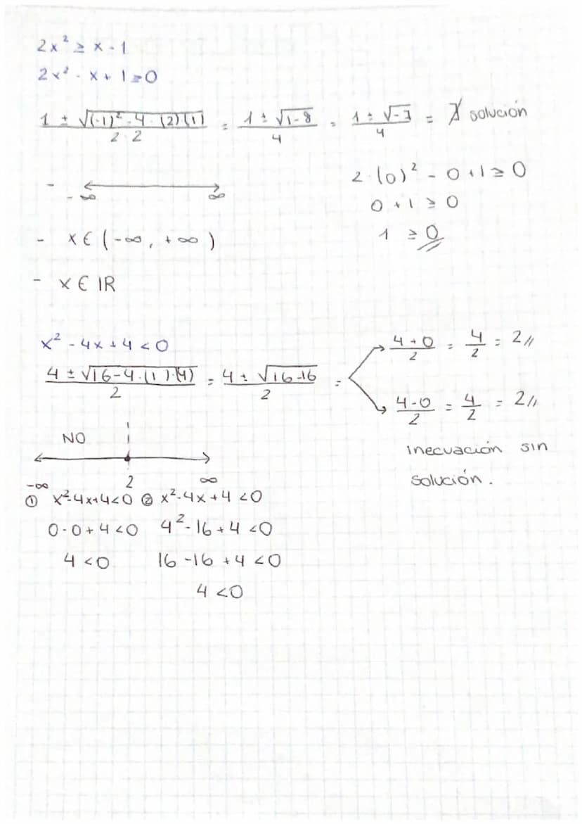 INECUACIÓN
- Se iguala a 0
- Se aplica la fórmula (- b ± √b² - 4ac )
23
x²+x-6≤0
x² + x
X₁ = 3
:
X₂ = -2
-6=0
- 1 ± √ √ 1²-4-166) = 1 + √₁ +