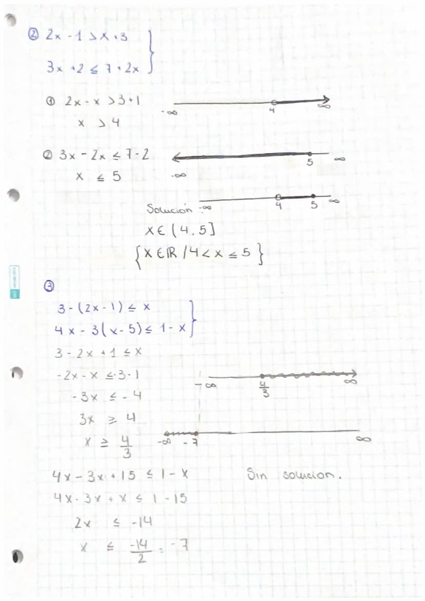 INECUACIÓN
- Se iguala a 0
- Se aplica la fórmula (- b ± √b² - 4ac )
23
x²+x-6≤0
x² + x
X₁ = 3
:
X₂ = -2
-6=0
- 1 ± √ √ 1²-4-166) = 1 + √₁ +