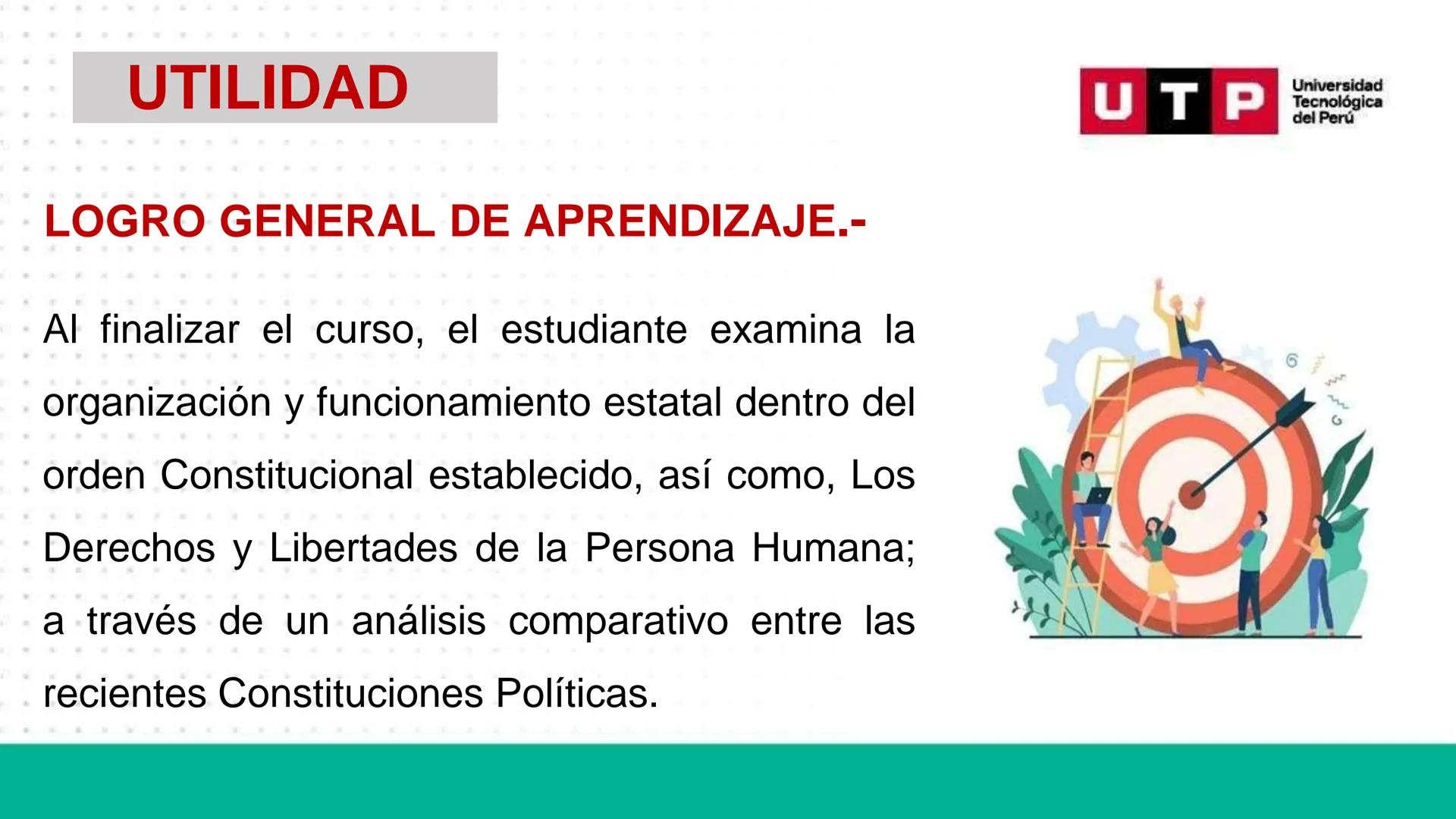 ## DERECHO CONSTITUCIONAL

MAG. José Tataje Espino

SESIÓN 1:

EL DERECHO CONSTITUCIONAL: CONCEPTO, OBJETO DE ESTUDIO, FINALIDAD
E IMPORTANC