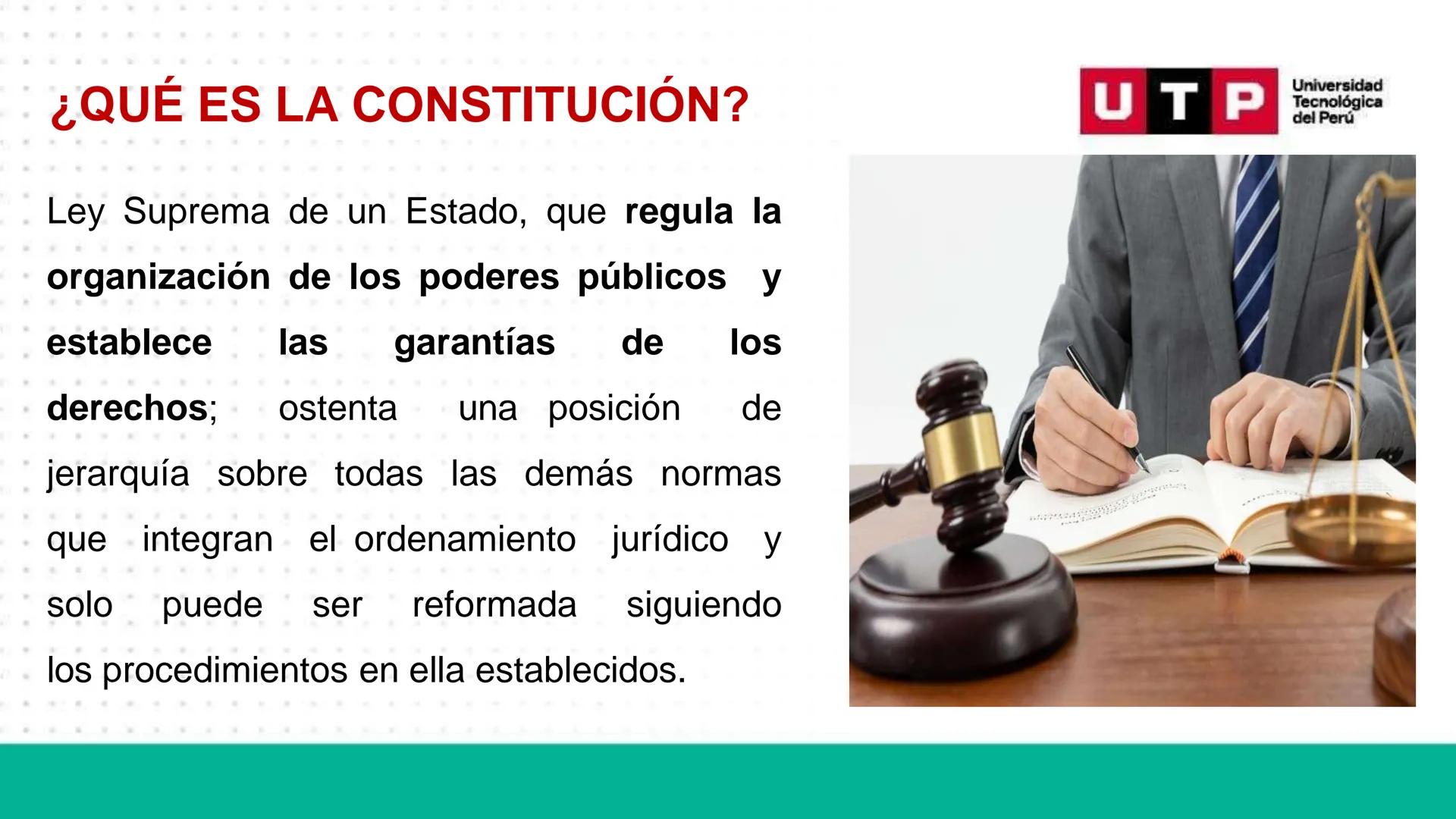 ## DERECHO CONSTITUCIONAL

MAG. José Tataje Espino

SESIÓN 1:

EL DERECHO CONSTITUCIONAL: CONCEPTO, OBJETO DE ESTUDIO, FINALIDAD
E IMPORTANC