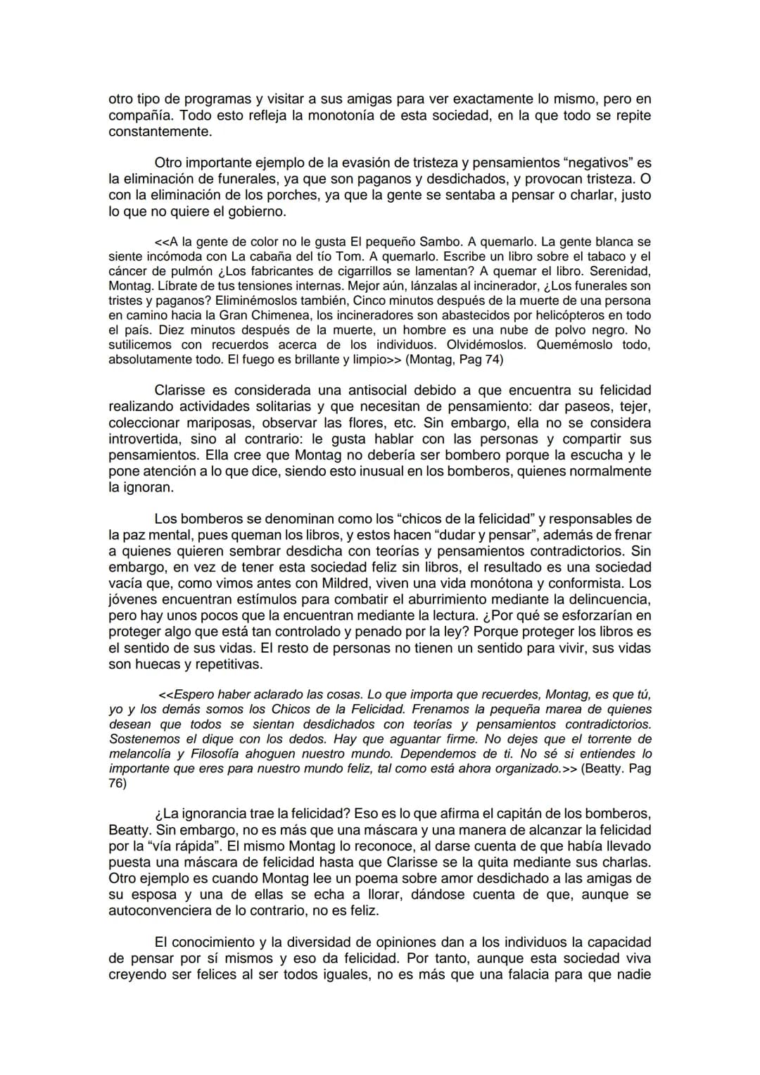 SÍNTESIS FAHRENHEIT 451
INTRODUCCIÓN
¿Imaginas un mundo en el cual esté prohibido leer? Tal vez a una persona ajena
a los libros crea que no