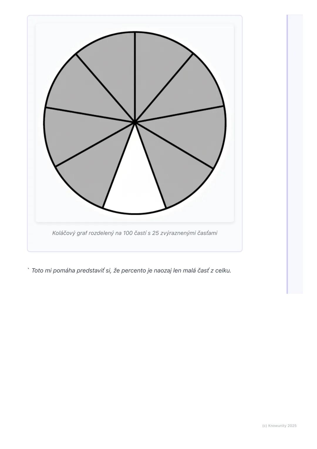 # Percentá a promile

1. Prehľad / Úvod

Dnes si zopakujeme percentá a promile. Je to dôležité, lebo percentá vidíme
všade okolo nás - v obc