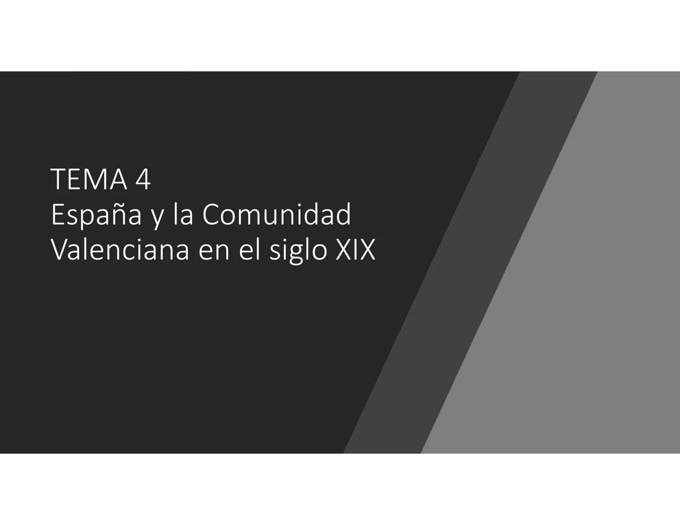 TEMA 4
España y la Comunidad
Valenciana en el siglo XIX Tratado de
Valençay (XII-1813)
Reinado de
FERNANDO
VII
1
FERNANDO VII
regresa a Espa