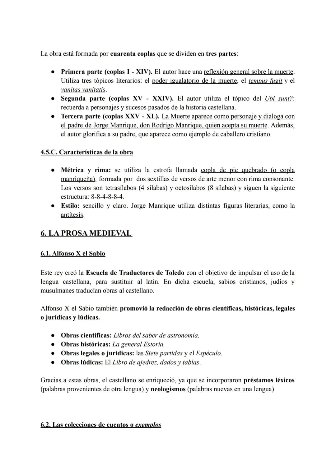 BLOQUE DE LITERATURA: LA EDAD MEDIA
1. CONTEXTO HISTÓRICO-CULTURAL
• Cronología: La Edad Media comienza en el año 472 (siglo V) y termina en