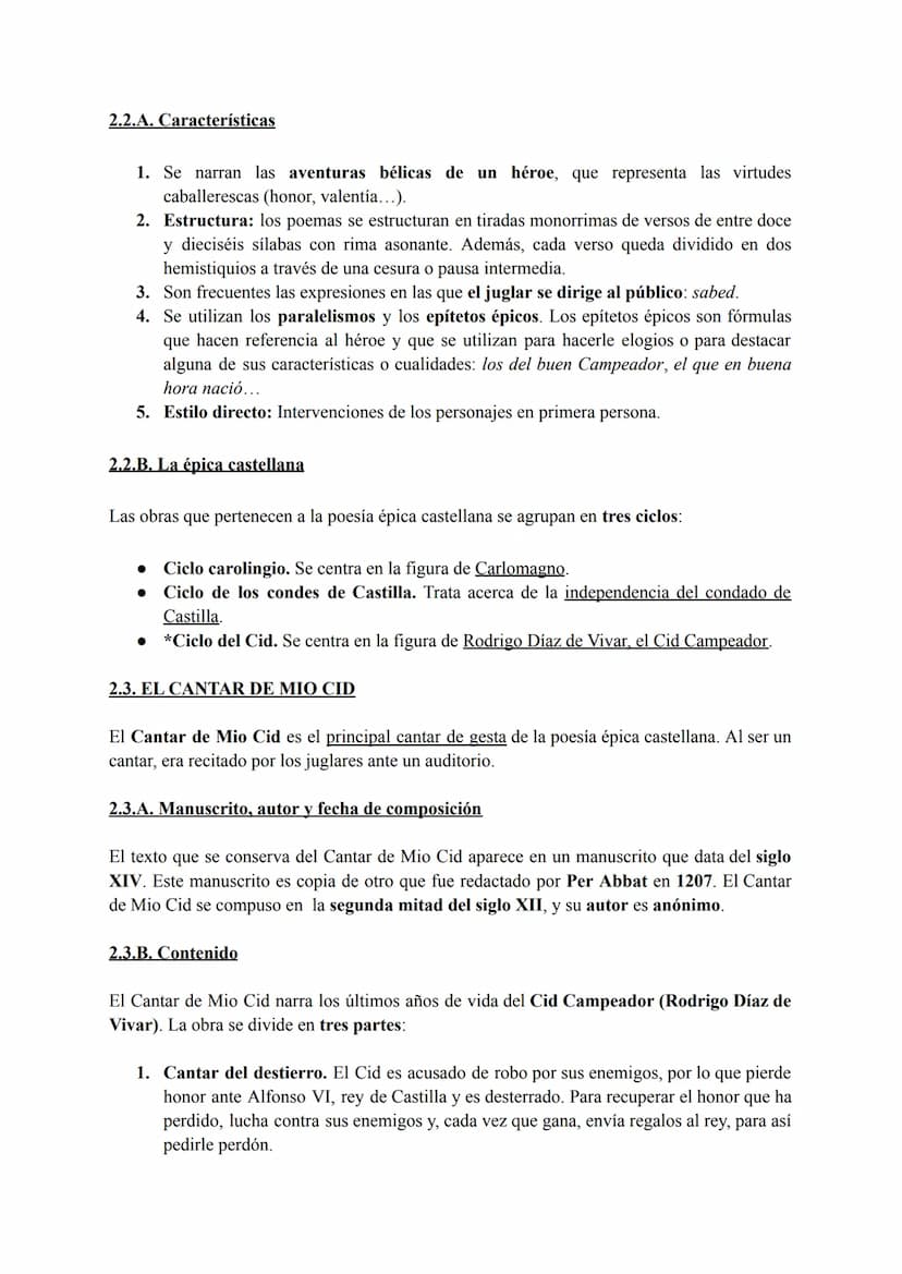 BLOQUE DE LITERATURA: LA EDAD MEDIA
1. CONTEXTO HISTÓRICO-CULTURAL
• Cronología: La Edad Media comienza en el año 472 (siglo V) y termina en