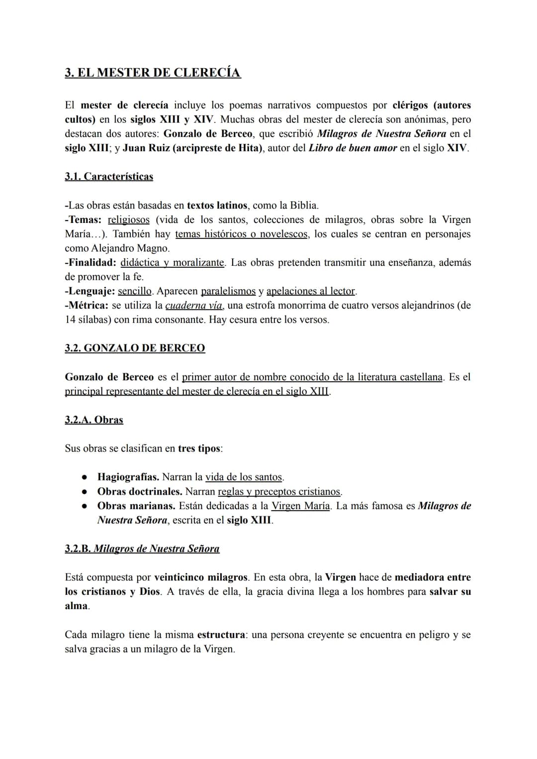 BLOQUE DE LITERATURA: LA EDAD MEDIA
1. CONTEXTO HISTÓRICO-CULTURAL
• Cronología: La Edad Media comienza en el año 472 (siglo V) y termina en