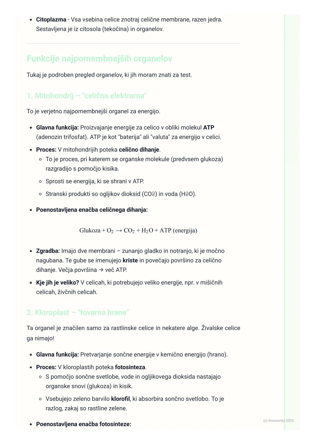 # Funkcije celičnih organelov

Uvod v celične organele

Vsaka evkariontska celica je kot majhno mesto. Da bi to mesto delovalo,
potrebuje ra