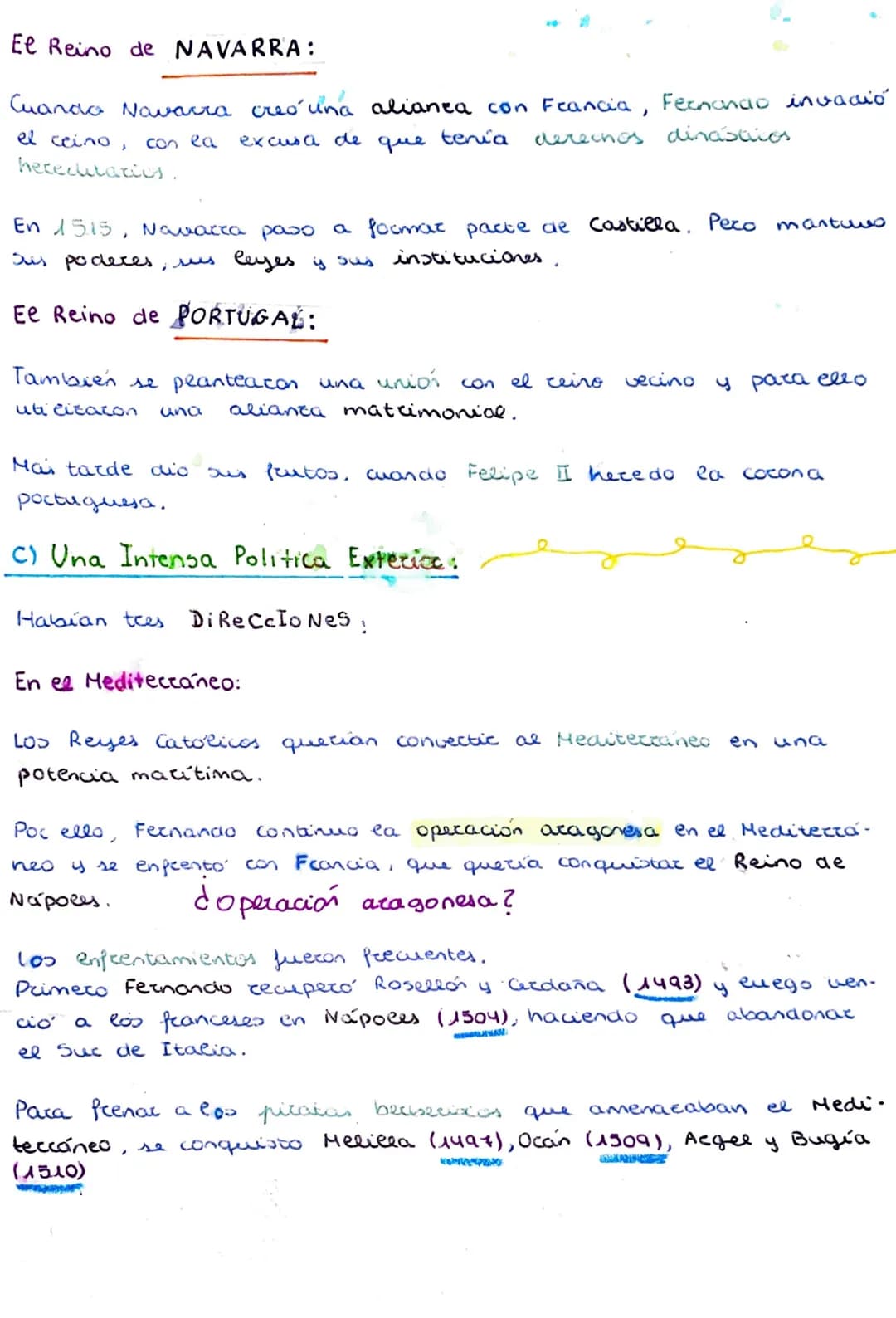 ¿Que
nueva monarquía crearon los Reyes Católicos?
Ducante ea Edad Media, la Península estaba dividida en 5 ceinos,
y entre ellos el Reino de