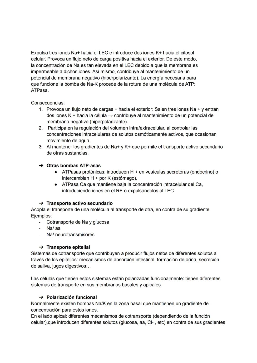 TEMA 2: TRANSPORTE A TRAVÉS DE LA MEMBRANA
→ Transporte a través de la membrana celular
Siempre existe un continuo intercambio de materiales