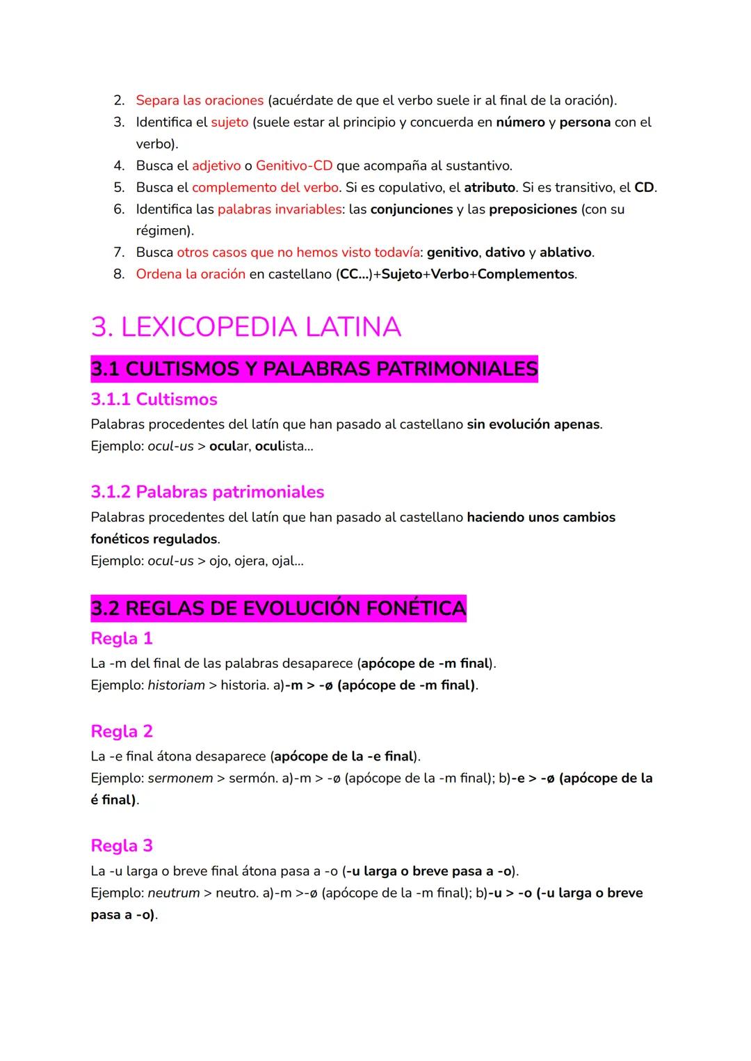 TEMA 1
1. DE LINGUA LATINA
1.1 1ª DECLINACIÓN (TEMAS EN -A)
CASO
SINGULAR PLURAL FUNCIÓN
NOMINATIVO -ă
VOCATIVO
ACUSATIVO
GENITIVO
DATIVO
AB