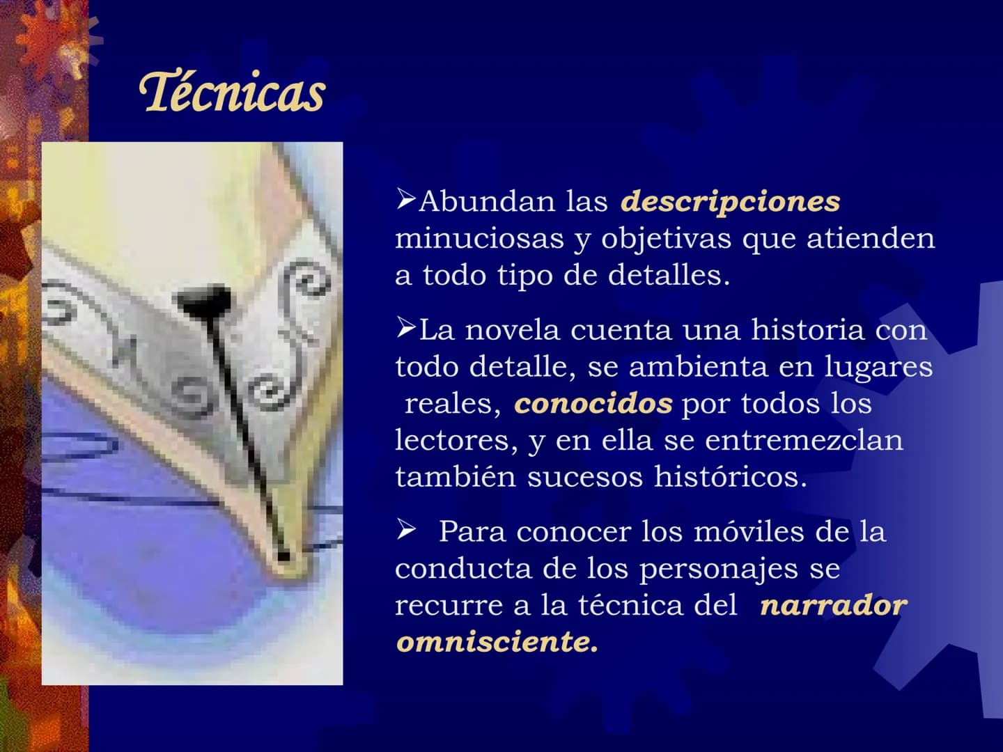 El Realismo Definición
➤ El Realismo fue un movimiento
artístico y literario que, durante la
segunda mitad del siglo XIX, pretendió
reflejar