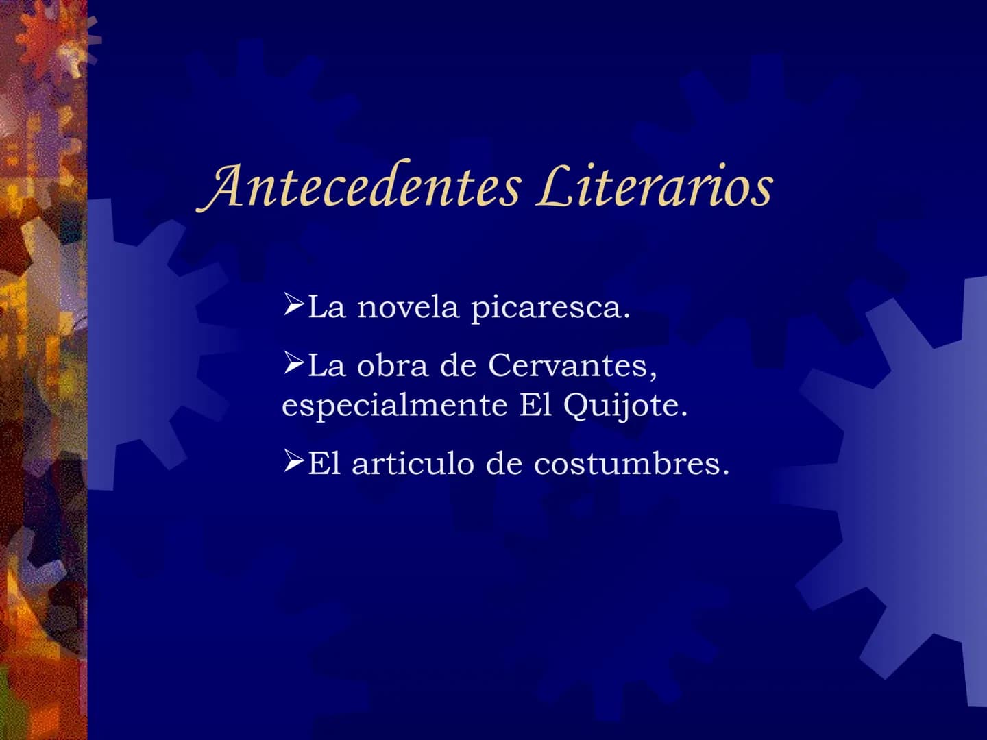 El Realismo Definición
➤ El Realismo fue un movimiento
artístico y literario que, durante la
segunda mitad del siglo XIX, pretendió
reflejar