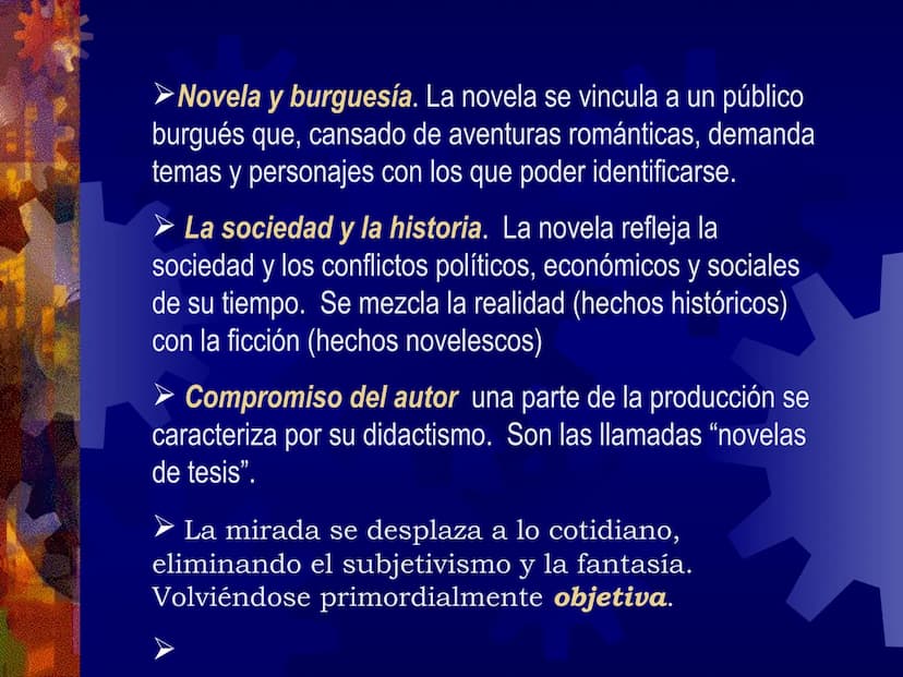 El Realismo Definición
➤ El Realismo fue un movimiento
artístico y literario que, durante la
segunda mitad del siglo XIX, pretendió
reflejar