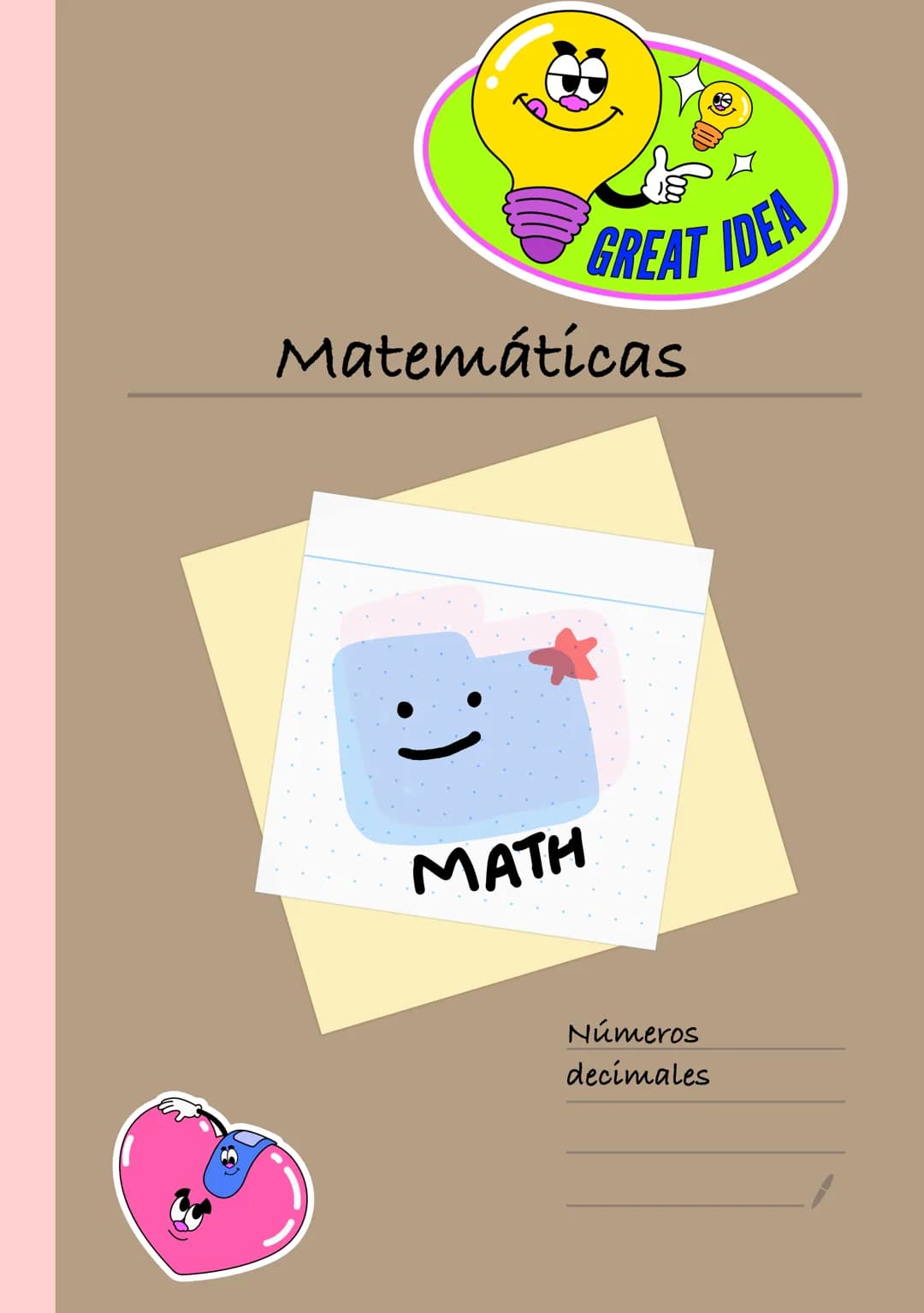 GREAT IDEA
Matemáticas
MATH
Números
decimales 1. Ordena de menor a mayor las siguientes series de números decimales:
a) 0,349 0,345
3.
2. In