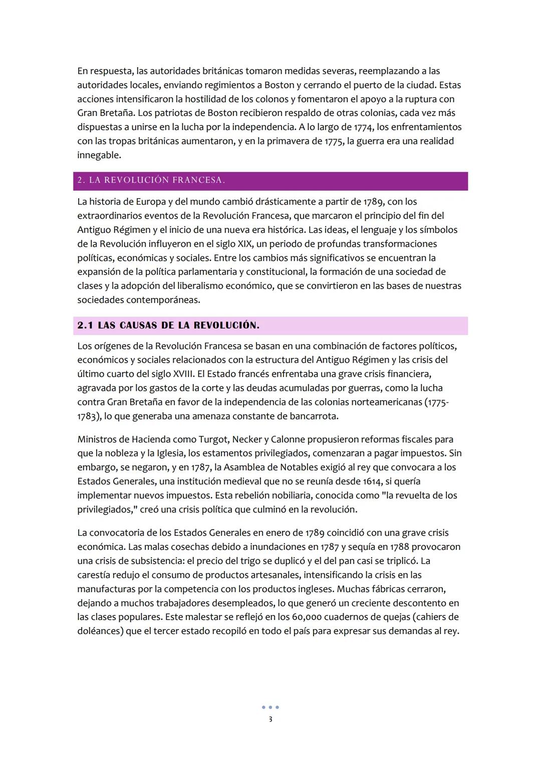 ## 2. LA CRISIS DEL ANTIGUIO
RÉGIMEN.

LAS REVOLUCIONES DEL SIGLO XVIII.

El origen del mundo contemporáneo occidental se sitúa en las revol