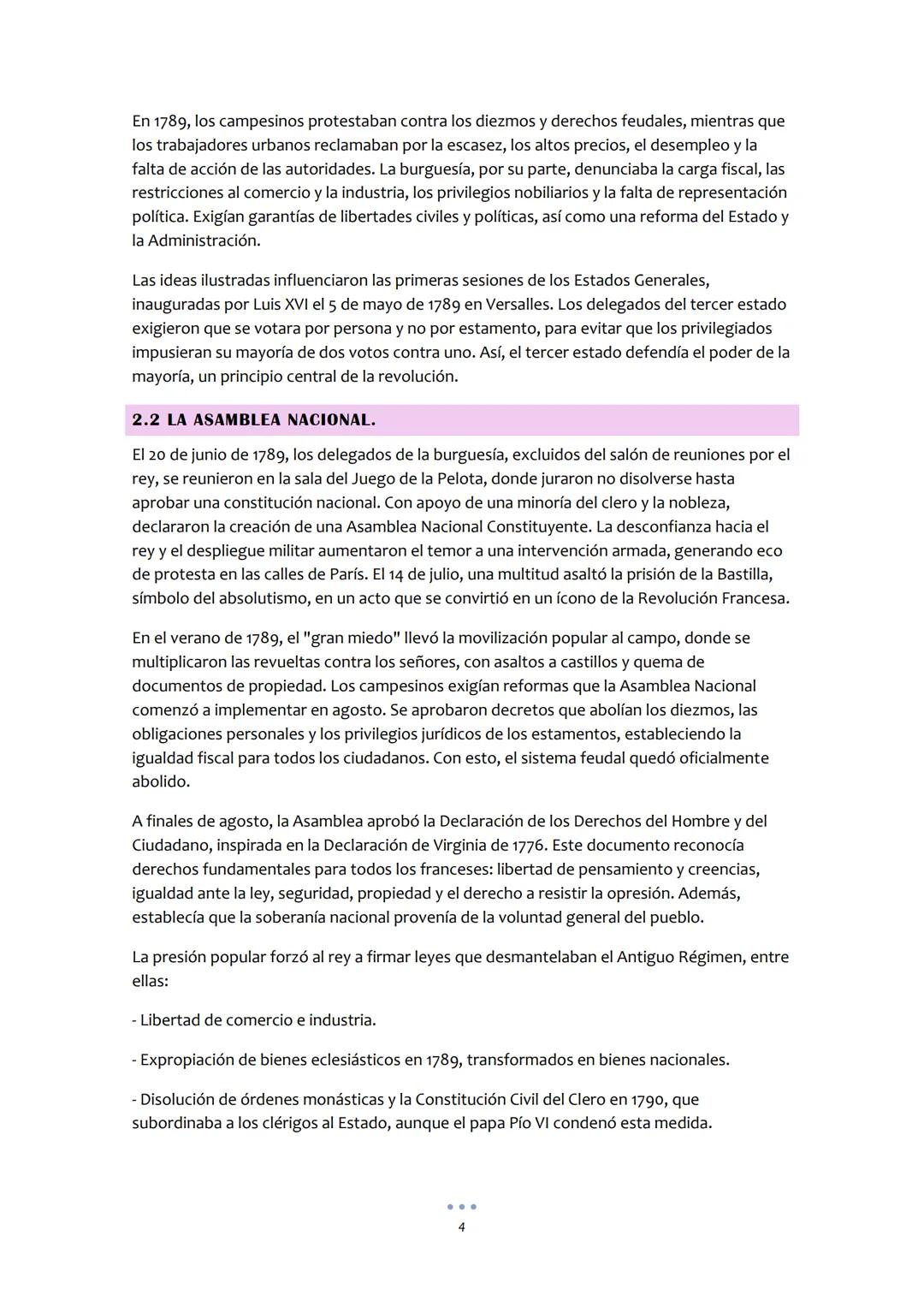 ## 2. LA CRISIS DEL ANTIGUIO
RÉGIMEN.

LAS REVOLUCIONES DEL SIGLO XVIII.

El origen del mundo contemporáneo occidental se sitúa en las revol