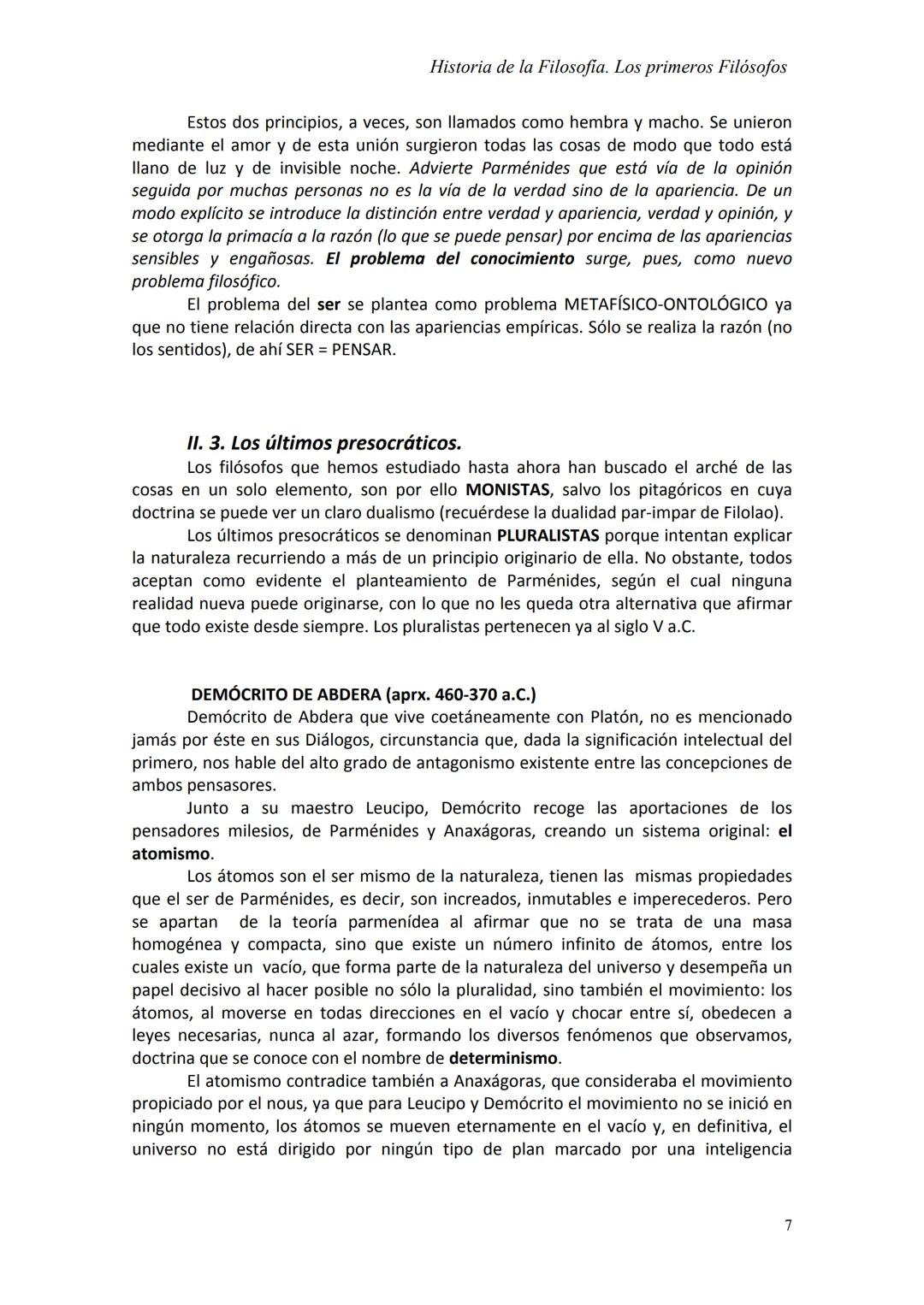 Historia de la Filosofia. Los primeros Filósofos
LOS PRIMEROS FILÓSOFOS
I. LOS ORÍGENES DE LA FILOSOFÍA OCCIDENTAL.
Durante mucho tiempo se 