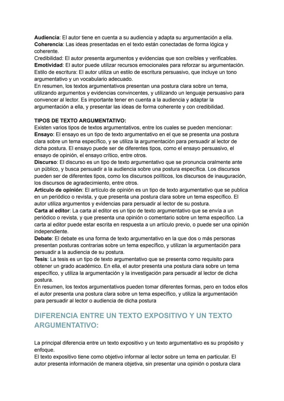TEXTOS EXPOSITIVOS Y ARGUMENTATIVOS
TEXTO EXPOSITIVO
¿QUE ES UN TEXTO EXPOSITIVO?
Un texto expositivo es un tipo de texto que tiene como obj