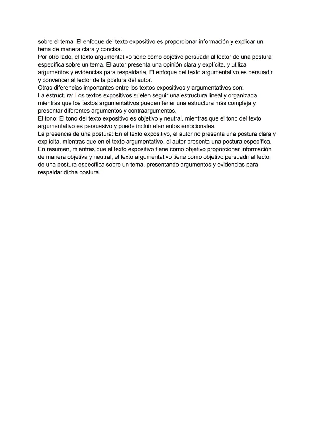 TEXTOS EXPOSITIVOS Y ARGUMENTATIVOS
TEXTO EXPOSITIVO
¿QUE ES UN TEXTO EXPOSITIVO?
Un texto expositivo es un tipo de texto que tiene como obj