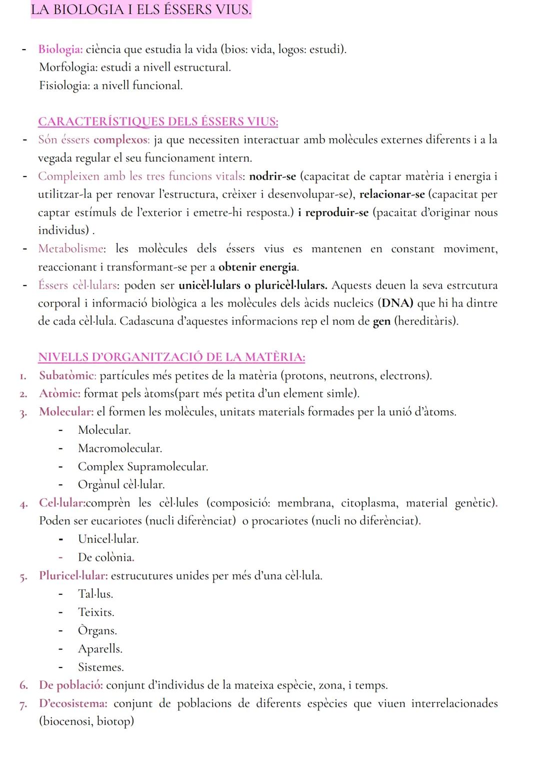 # BIOLOGIA

EL MÈTODE CIENTÍFIC.

- El problema: és planteja en forma de pregunta, aquesta ha de contenir el màxim d'informació
possible.
- 