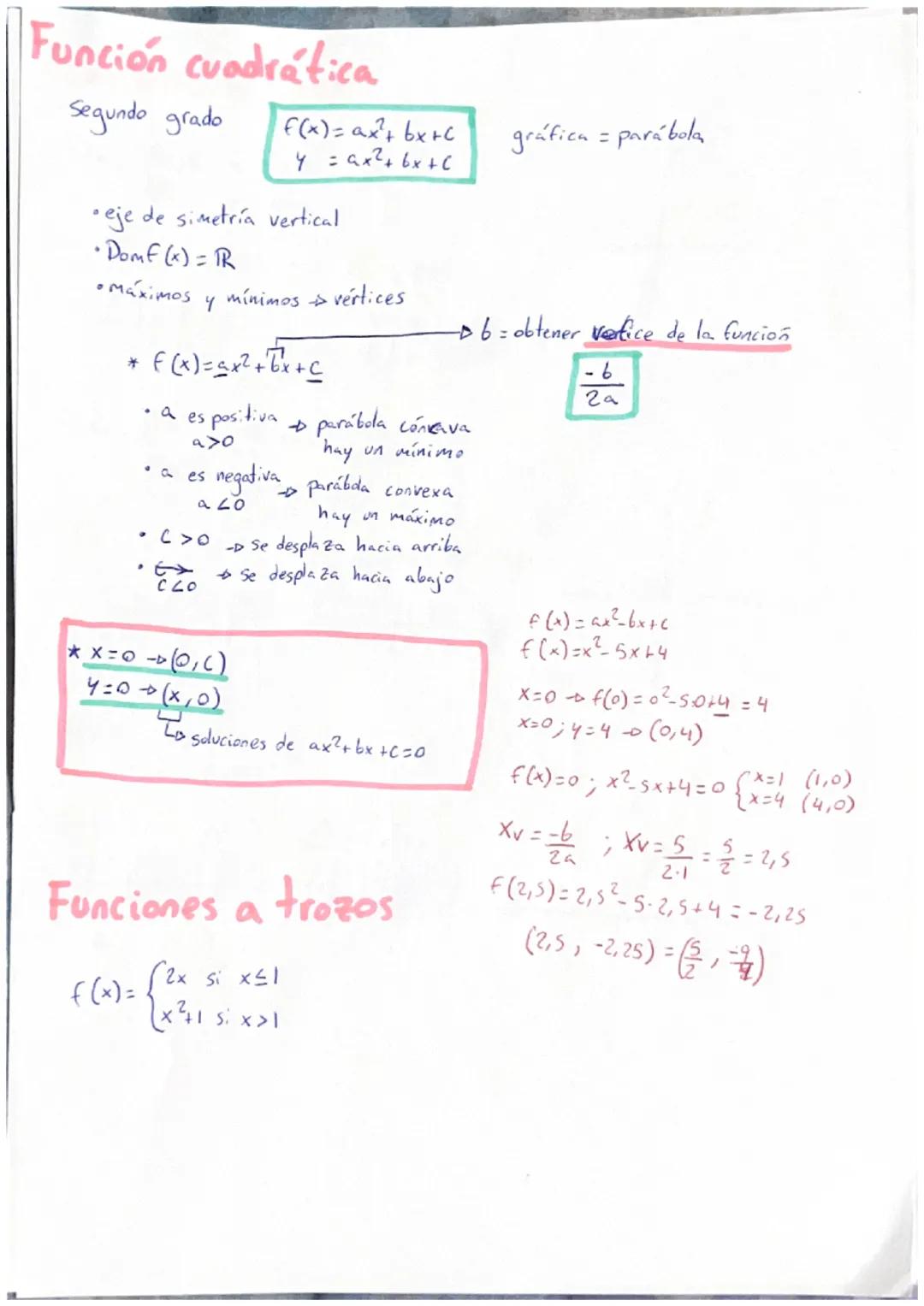 # Funciones polinómicas

$f(x)$ = polinomio

# Función afín

Primer grado

$f(x) = mx + n$

$y = mx + h$

$m$ pendiente

*   $m > 0$ recta c