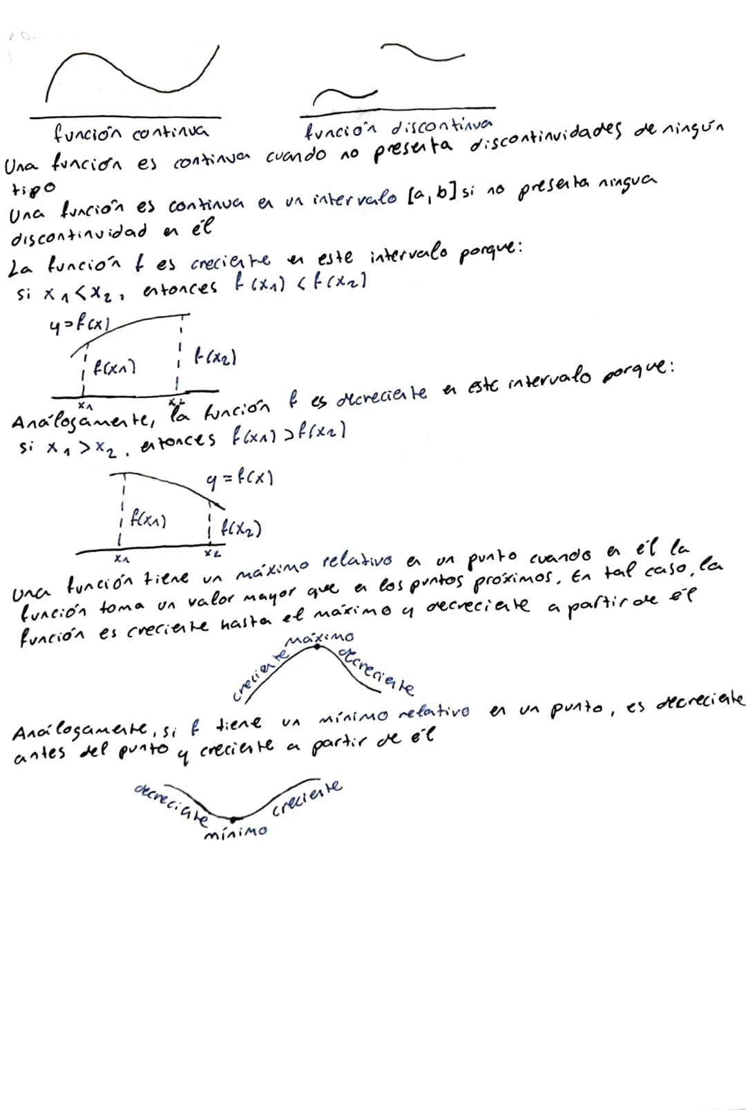 
<p>Las funciones matemáticas en 1º bachillerato se definen como una relación entre dos variables, generalmente denominadas x e y, donde x e