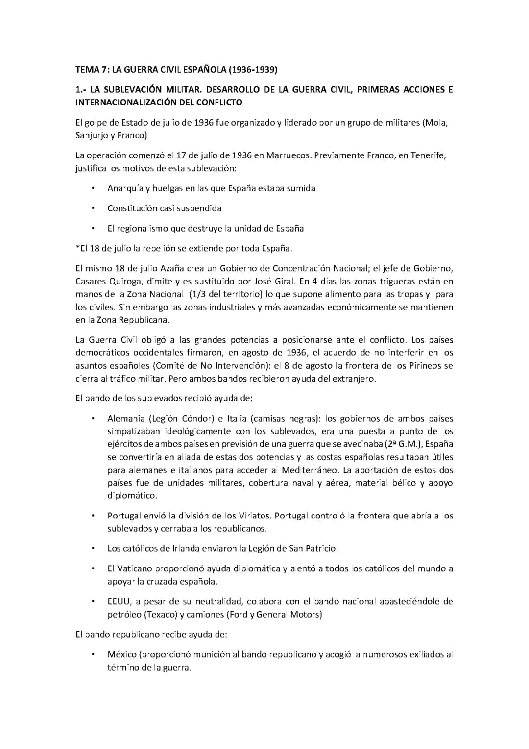 La Guerra Civil Española