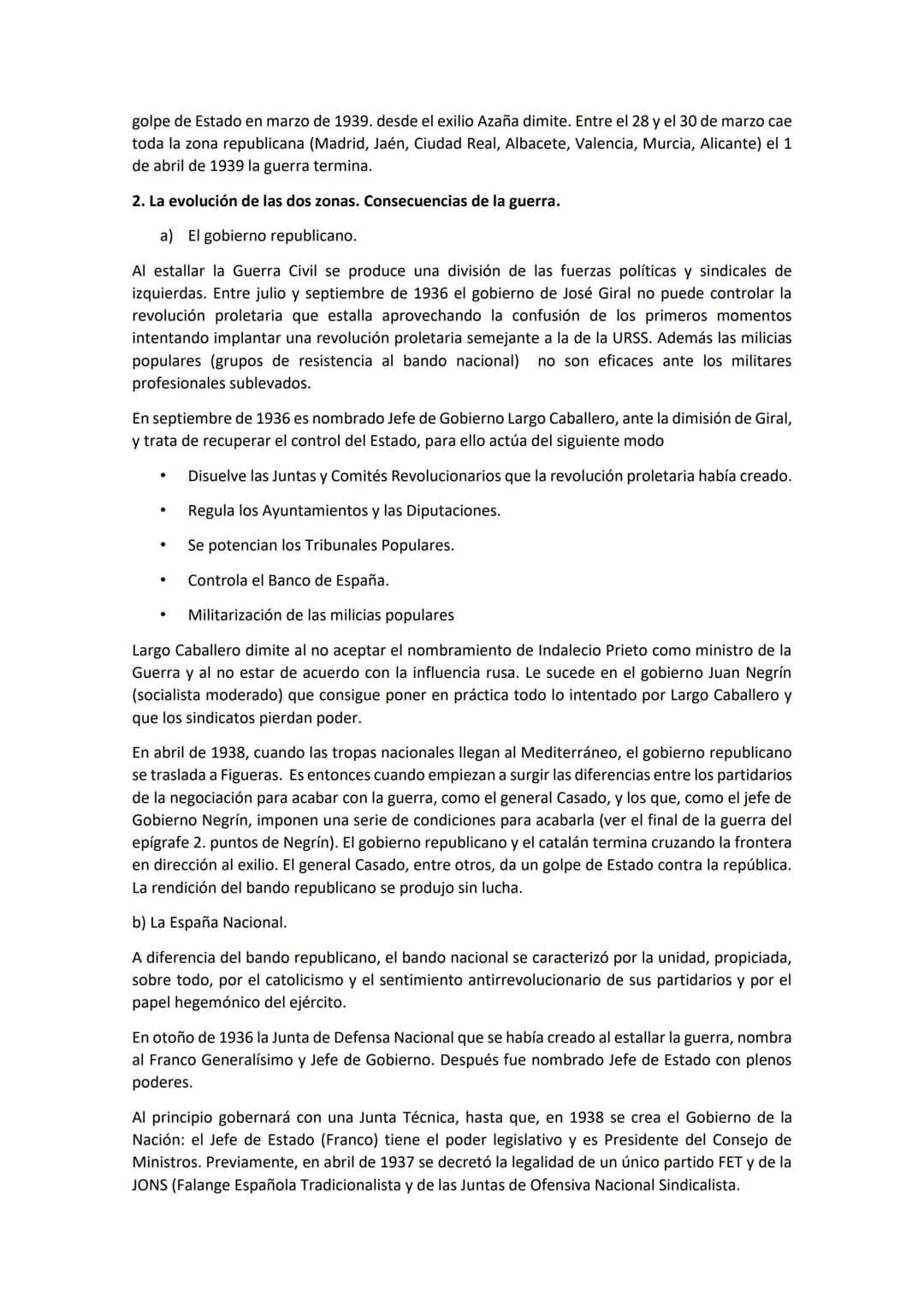 TEMA 7: LA GUERRA CIVIL ESPAÑOLA (1936-1939)
1.- LA SUBLEVACIÓN MILITAR. DESARROLLO DE LA GUERRA CIVIL, PRIMERAS ACCIONES E
INTERNACIONALIZA