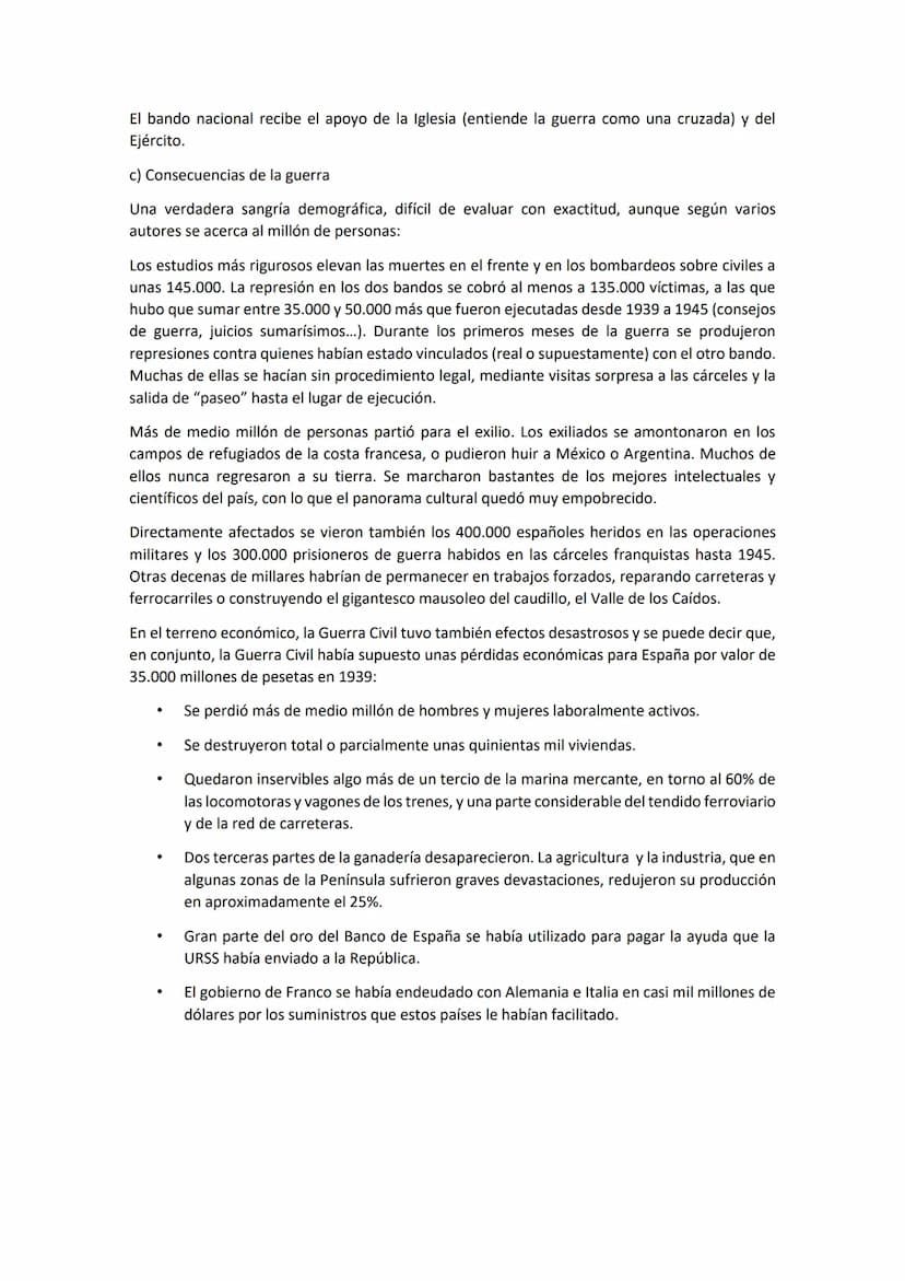 TEMA 7: LA GUERRA CIVIL ESPAÑOLA (1936-1939)
1.- LA SUBLEVACIÓN MILITAR. DESARROLLO DE LA GUERRA CIVIL, PRIMERAS ACCIONES E
INTERNACIONALIZA